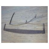 Vintage Crosscut Saw and Sickle