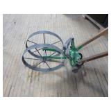 Vintage Push Mower and Cultivator