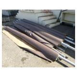 10 Rolls of Vinyl Fabric Covering