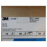 16 Rolls of 3M VHB Double-Sided Foam Core Tape