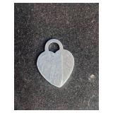 Silvertone Personalized Heart Charm Bracelet