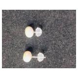 Tiara 14K Gold 5mm Cultured Freshwater Pearl Stud Earrings