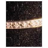 10K Yellow Gold Diamond-Accent Wedding Band - Size 8