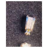 10K Yellow Gold 1/3 ct tw Diamond Cross Pendant