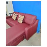 ACME Cleavon II Reversible Sectional Sofa with Pillows