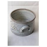 Handcrafted Ceramic Sugar Bowl with Lid - Speckled Design