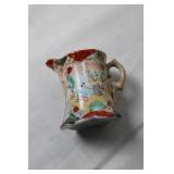 Set of 5 Vintage Japanese Porcelain Dishware with Hand-Painted Designs