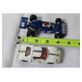 Set of 2 Vintage Die-Cast Racing Cars