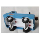 Vintage Tonka Towing Wrecker Toy Truck - Blue and Red