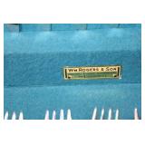 Vintage Wm. Rogers & Son Original Silverplate Flatware Set with Wooden Case