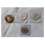 Collection of Commemorative Coins Featuring Historical Figures