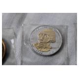 Collection of Commemorative Coins Featuring Historical Figures