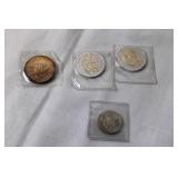 Collection of Commemorative Coins Featuring Historical Figures