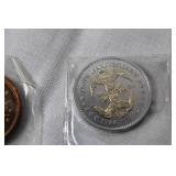 Collection of Commemorative Coins Featuring Historical Figures