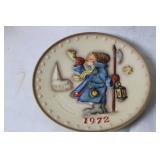 Set of 3 Vintage Goebel Hummel Annual Collector Plates 1972, 1973, 1988