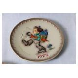 Set of 3 Vintage Goebel Hummel Annual Collector Plates 1972, 1973, 1988