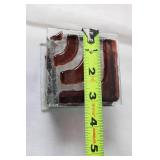 Vintage Yellow Lava Lamp and Decorative Glass Box with Lid