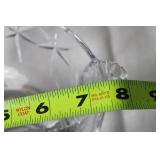 Cut Glass Dish with Silver Plated Base