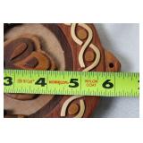 Islandcraft Celtic Carvings Wood Decorative Piece