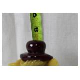 Handcrafted Glass Clown Figurine with Green Base