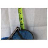 Blue Stained Glass Peace Sign Suncatcher Ornament