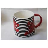 Disney Mickey Mouse Striped Ceramic Mug