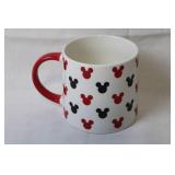 Disney Mickey Mouse Red and Black Patterned Mug