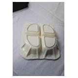 1959 Sunkist Van Nuys Vintage Ceramic Divided Serving Dish