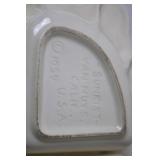 1959 Sunkist Van Nuys Vintage Ceramic Divided Serving Dish