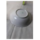 Set of Vintage Hand-Painted Ceramic Dishware with Fruit Motif