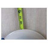 Set of Vintage Hand-Painted Ceramic Dishware with Fruit Motif