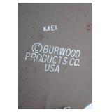 Triangular Wall Decor with Gold Leaves by Burwood Products Co.