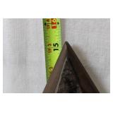 Burwood Products Co. Triangular Wall Decor with Golden Leaf Design