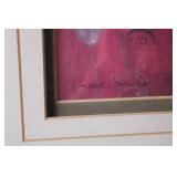 Framed Artwork by Carol Robinow with Abstract Design