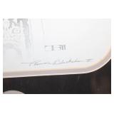 Framed Limited Edition Sketch of Pope Benedict XVI by Thomas Blackshear II