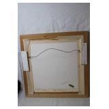 Framed Art Print of Three Figures Under Tree