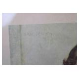 Antique 1896 W. Bouguereau Girl Portrait in Frame