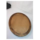 Vintage Oval Framed Portrait of Woman