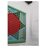 Vintage Northwestern Products Co. Chinese Checkers and Chess Board