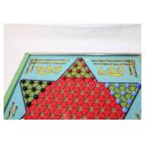 Vintage Northwestern Products Co. Chinese Checkers and Chess Board
