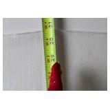 26-Inch Decorative Santa Claus Figurine with Bell and Tree Detailing