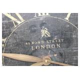 Vintage Bond Street London Wall Clock with Roman Numerals