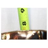 Vintage Mosaic Brass Clutch Bag with Braided Cord Strap