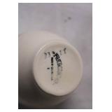 Vintage Ceramic Cat Figurine and Stangl Floral Sugar Bowl