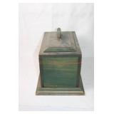 Vintage Wooden Fish Decor Storage Box