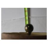 Unique Golf-Themed Brass Table Lamp with Lampshade