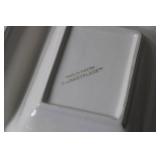 Italian Ceramic Divided Serving Tray with Cherry Pattern