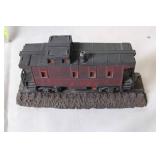 Model Train Caboose with Track Base