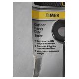 Defiant Outdoor Heavy Duty Timer with 2 Grounded Outlets