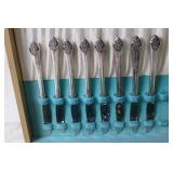 Vintage Silver Plated Flatware Set with Case